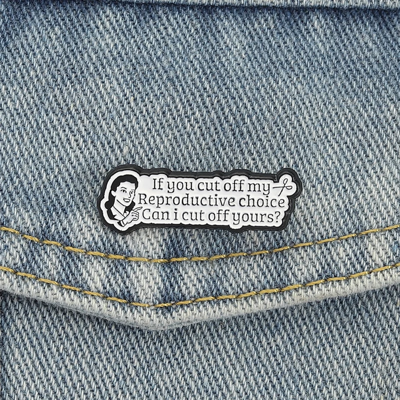 Pin's féministe « Reproductive Choice »