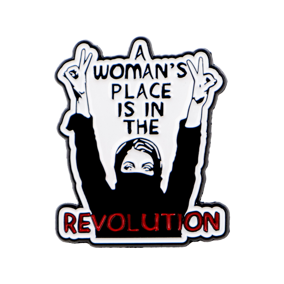 Pin’s féministe « A Woman’s Place Is in the Revolution » – Image 5