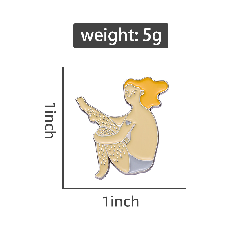 Pin’s body positive « Nos poils, nos choix » – Image 2